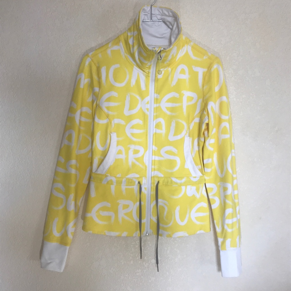 Lululemon Victory Manifest Jacket - Rare -Yellow